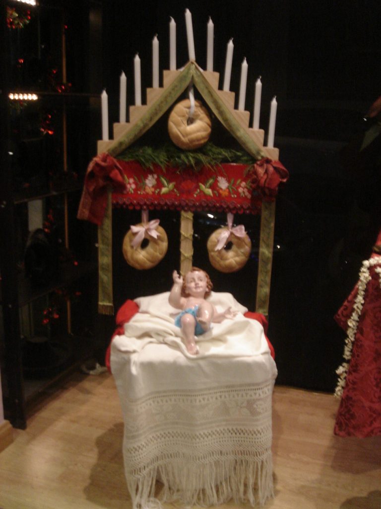 Decoración navideña típica de la sierra salmantina.
