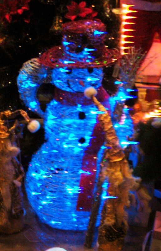 Muñeco nieve de LED